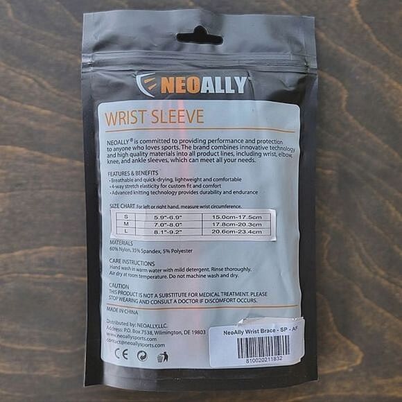 NWT NeoAlly® Wrist & Forearm Compression Sleeves Pair size S - Picture 3 of 14